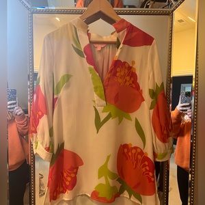 Lilly Pulitzer Floral Blouse